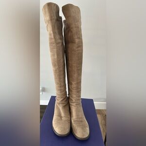 Stuart Weitzman Tan Over the Knee Boots size 8.5